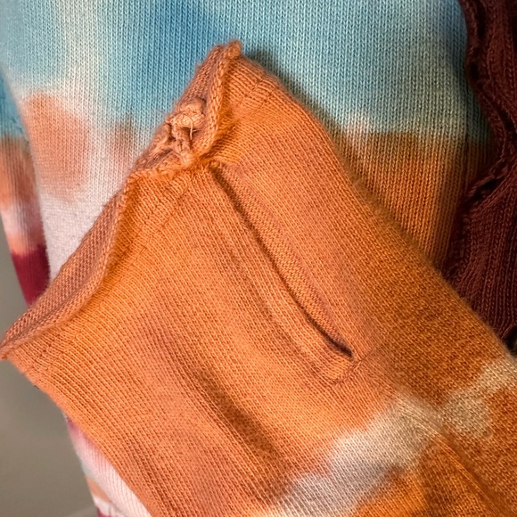 Free People collared tie dye top - Picture 5 of 6